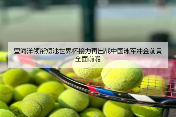 覃海洋领衔短池世界杯接力再出战中国泳军冲金前景全面前瞻